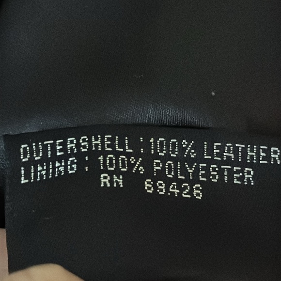 Ms. Maxima Tailored Classic Sleek Style 100% Leather Jacket Coat Women's Sz L - Picture 7 of 8